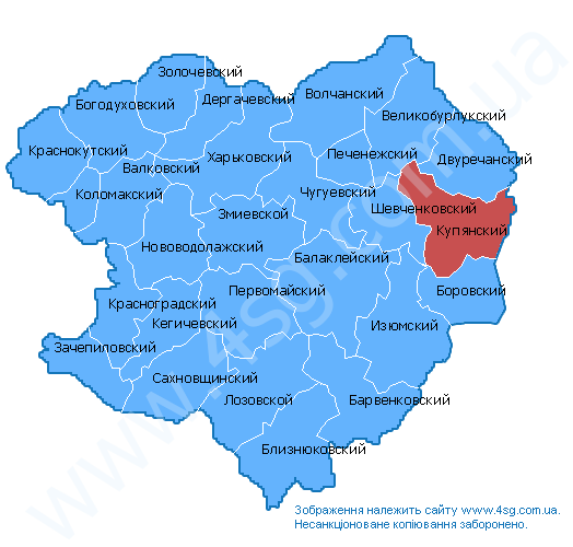 Ольховатка харьковская область карта