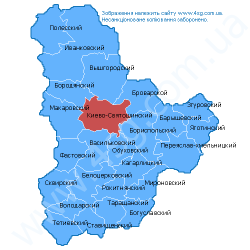 Киев святошинский р н карта